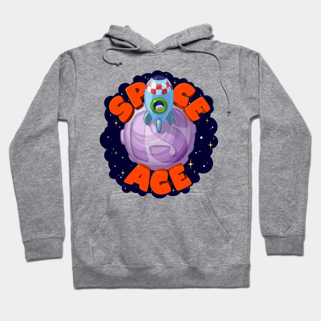 Space Is Ace Hoodie by phreedumb